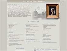 Tablet Screenshot of girl-with-a-pearl-earring.info